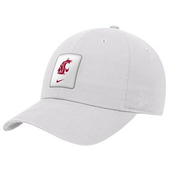 Men's Nike White Washington State Cougars 2026 On-Field Club Adjustable Hat