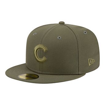 Men's New Era Olive Chicago Cubs Color Pack 59FIFTY Fitted Hat