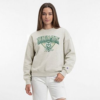 Women's Champion Oatmeal Colorado State Rams All-Star Weave Sweatshirt