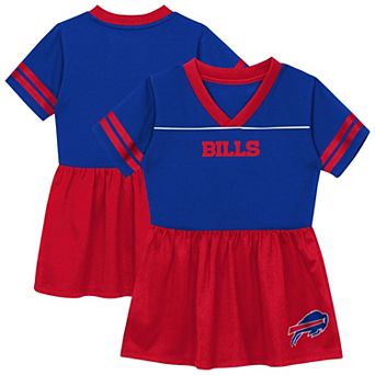 Toddler Outerstuff Royal Buffalo Bills Stadium Lights V-Neck Fashion Football Jersey Dress
