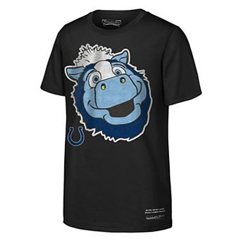 Youth Mitchell & Ness Black Indianapolis Colts Big Face T-Shirt