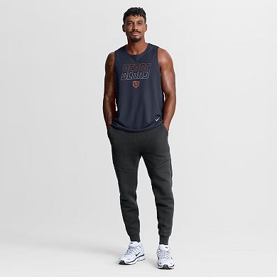 Men's Nike Navy Chicago Bears Kickoff Miler Dri-FIT Tank​ Top