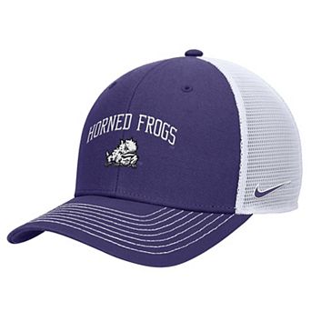 Men's Nike Purple TCU Horned Frogs Rise Adjustable Trucker Hat