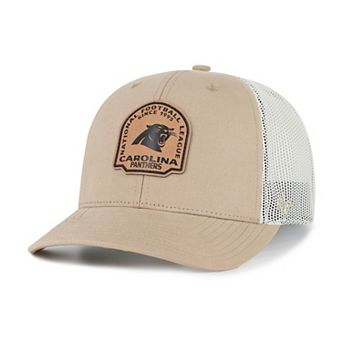 Men's '47 Khaki Carolina Panthers Bonehide Trucker Adjustable Hat