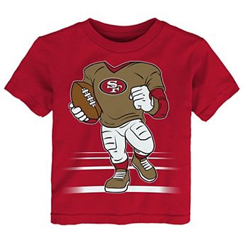 Toddler Outerstuff Scarlet San Francisco 49ers Game Fit T-Shirt