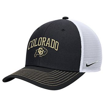 Men's Nike Black Colorado Buffaloes Rise Adjustable Trucker Hat