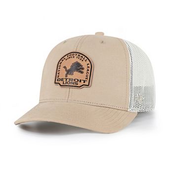 Men's '47 Khaki Detroit Lions Bonehide Trucker Adjustable Hat