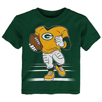 Toddler Outerstuff Green Green Bay Packers Game Fit T-Shirt