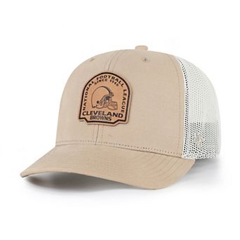 Men's '47 Khaki Cleveland Browns Bonehide Trucker Adjustable Hat