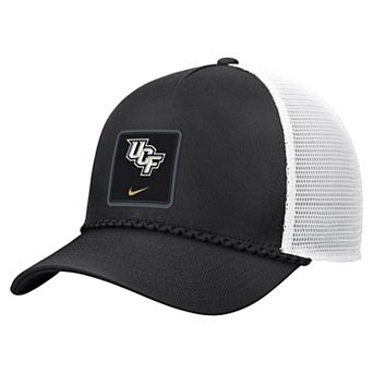 Men's Nike Black UCF Knights 2026 On-Field Rope Adjustable Trucker Hat