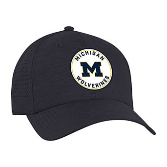 Unisex Ahead Navy Michigan Wolverines Brezo Adjustable Hat