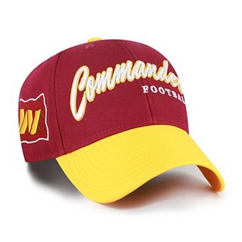 Men's '47 Burgundy Washington Commanders Throwback MVP Adjustable Hat