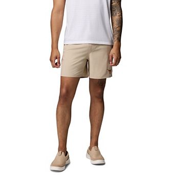 Men's Columbia Natural Texas Longhorns PFG Terminal Roamer™ Omni-Shade™ Stretch Shorts