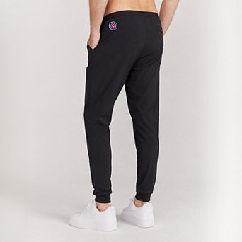Men's Redvanly Black Chicago Cubs Donahue Jogger Sweatpants