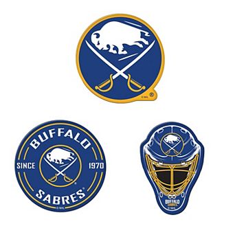 WinCraft Buffalo Sabres 3-Pack Premium Fridge Magnet Set