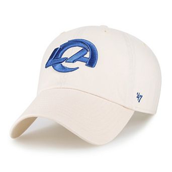 Men's '47 Natural Los Angeles Rams Clean Up Adjustable Hat