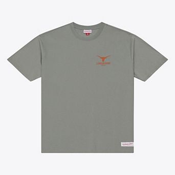 Men's Mitchell & Ness Gray Texas Longhorns Core Icon T-Shirt