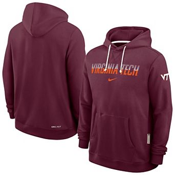Men's Nike Maroon Virginia Tech Hokies 2026 Sideline Standard Issue Dri-FIT Hoodie
