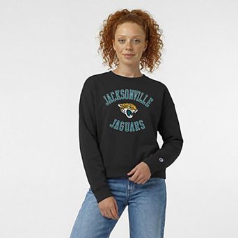 Women's Champion Black Jacksonville Jaguars Heart & Soul Powerblend Sweatshirt