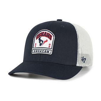 Men's '47 Navy Houston Texans Headstone Trucker Adjustable Hat