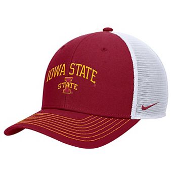 Men's Nike Cardinal Iowa State Cyclones Rise Adjustable Trucker Hat
