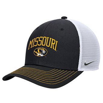 Men's Nike Black Missouri Tigers Rise Adjustable Trucker Hat