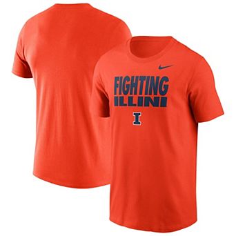 Men's Nike Orange Illinois Fighting Illini Practice T-Shirt