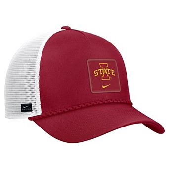 Men's Nike Cardinal Iowa State Cyclones 2026 On-Field Rope Adjustable Trucker Hat