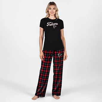 Women's Concepts Sport Black Atlanta Falcons Highland Sleep Set