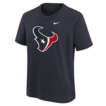 Youth Nike Navy Houston Texans Logo T-Shirt