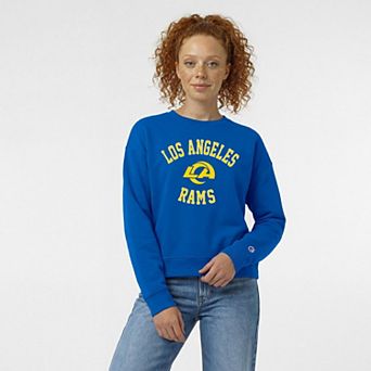Women's Champion Royal Los Angeles Rams Heart & Soul Powerblend Sweatshirt