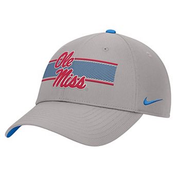 Men's Nike Gray Ole Miss Rebels Ripstop Dri-FIT Adjustable Hat
