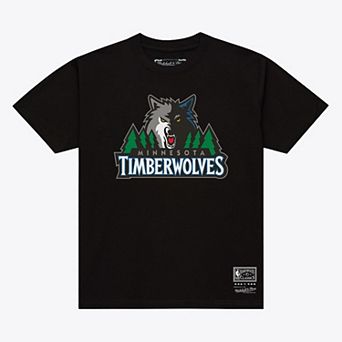 Men's Mitchell & Ness Black Minnesota Timberwolves Global Standard T-Shirt