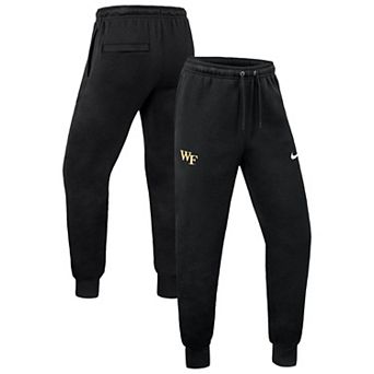 Men's Nike Black Wake Forest Demon Deacons Club Fleece Joggers