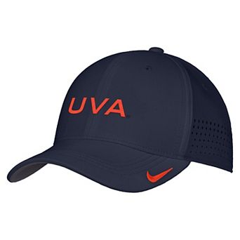 Men's Nike Navy Virginia Cavaliers 2026 On-Field AeroBill SwooshFlex Dri-FIT Hat
