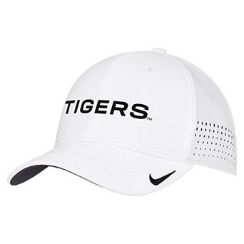 Men's Nike White Missouri Tigers 2026 On-Field AeroBill SwooshFlex Dri-FIT Hat