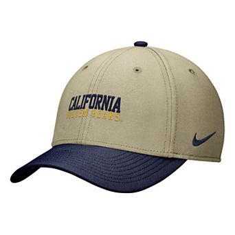 Men's Nike Beige/Navy Cal Bears Dri-FIT SwooshFlex Hat