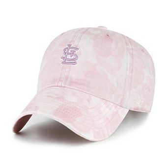 Women's '47 Pink St. Louis Cardinals Gardenia Clean Up Adjustable Hat
