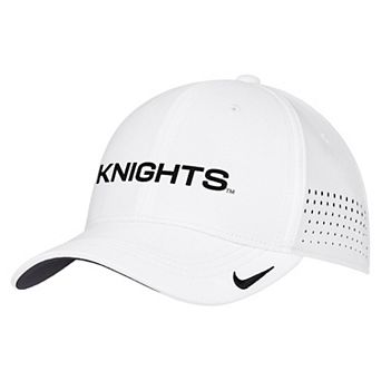 Men's Nike White UCF Knights 2026 On-Field AeroBill SwooshFlex Dri-FIT Hat