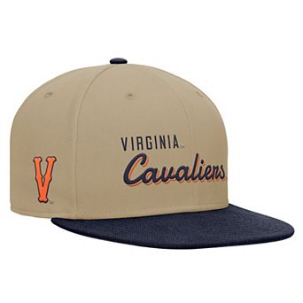 Men's Nike Beige/Navy Virginia Cavaliers Pro Dri-FIT Snapback Hat