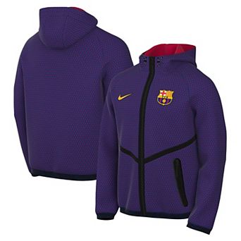 Men's Nike Blue Barcelona 2026/27 Anthem Dri-FIT Full-Zip Hooded Jacket