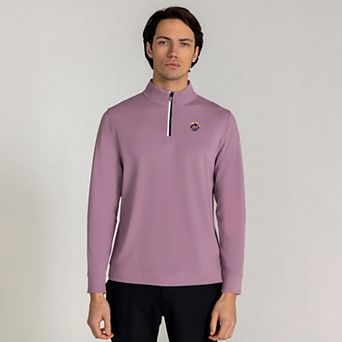 Men's Redvanly Purple New York Mets Fleet Quarter-Zip Top