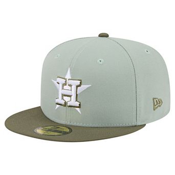 Men's New Era Green/Olive Houston Astros Color Pack 59FIFTY Fitted Hat