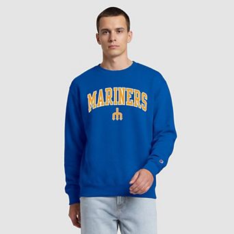 Men's Champion Royal/Gold Seattle Mariners Volume Sweatshirt