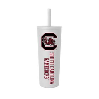 South Carolina Gamecocks 24oz. No Spill Straw Tumbler