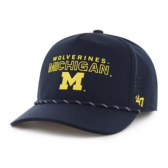 Unisex '47 Navy Michigan Wolverines brrr° Rope Hitch Adjustable Hat