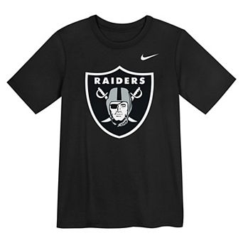 Preschool Nike Black Las Vegas Raiders Logo T-Shirt