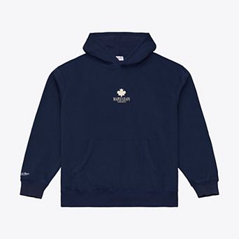 Men's Mitchell & Ness Navy Toronto Maple Leafs Core Essentials Hoodie