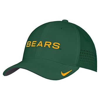 Men's Nike Green Baylor Bears 2026 On-Field AeroBill SwooshFlex Dri-FIT Hat