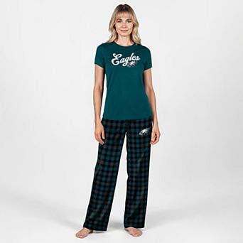 Women's Concepts Sport Midnight Green Philadelphia Eagles Highland Sleep Set